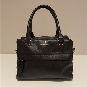 Kate Spade Black Leather Crossbody Handbag